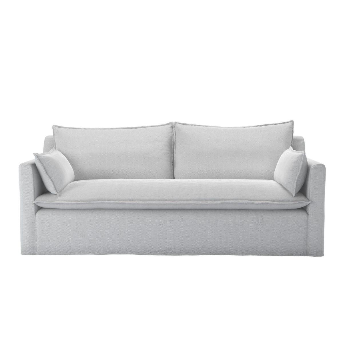Anders 3 Seat Sofa bed in Greige Florence Textured Weave – image 2