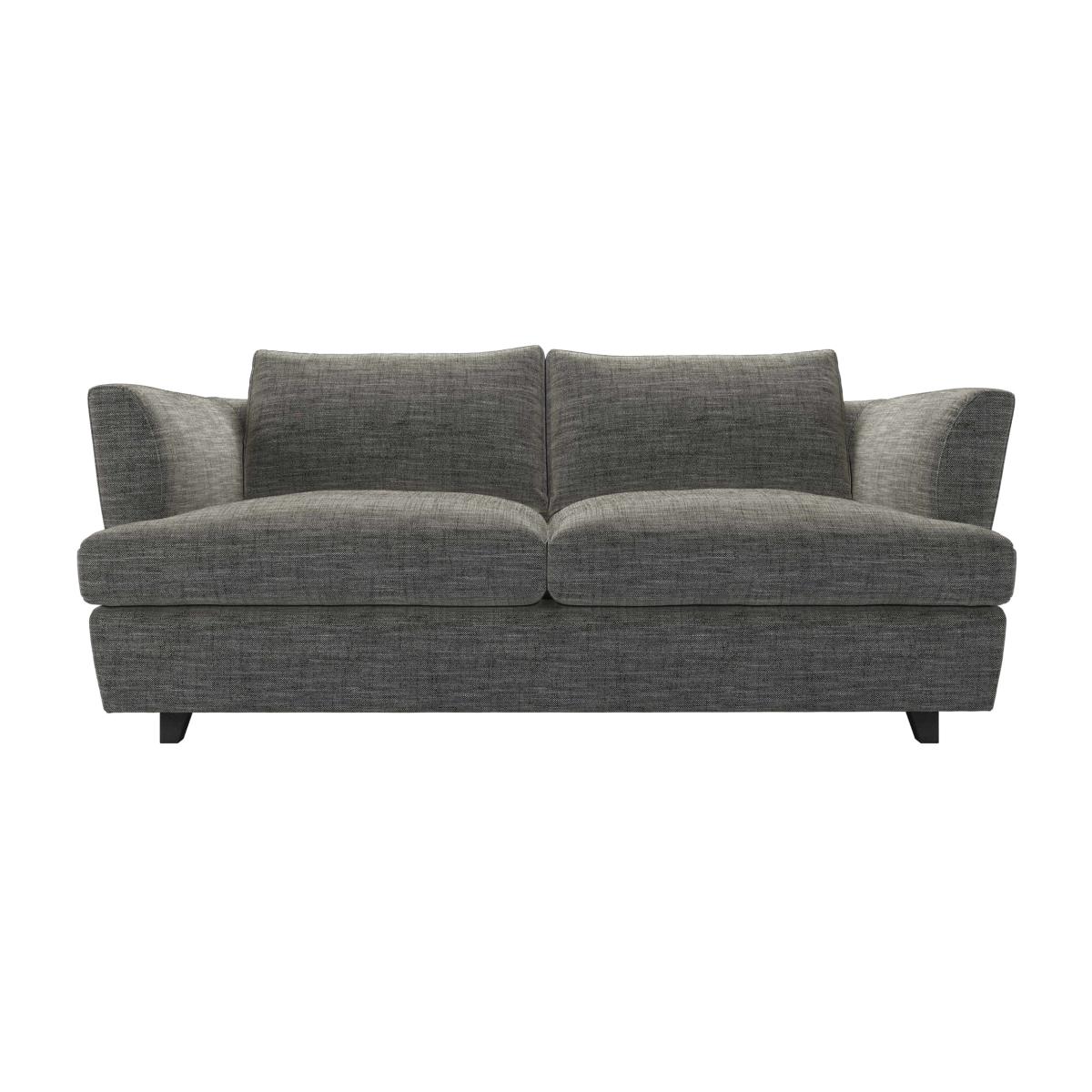 Lars 3 Seat Sofa bed in Liquorice Baylee Multi-Tone Viscose Linen – image 1