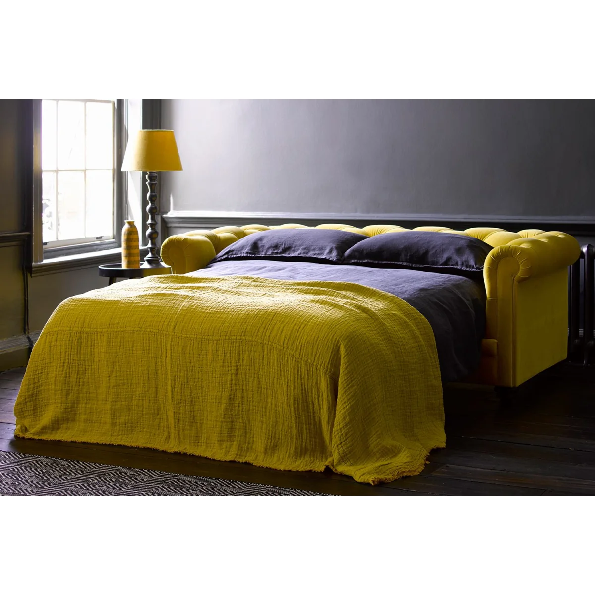 Patrick 2.5 Seat Sofabed in Cruise Smart Velvet - sofa.com – image 2