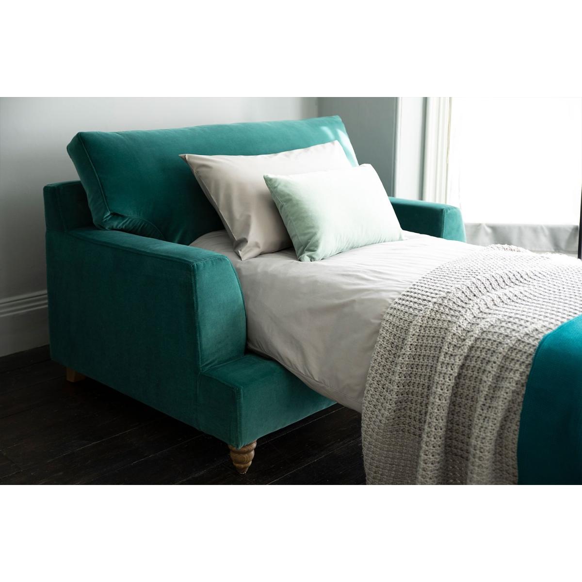 Isla 3 Seat Sofa bed in Celadon Easy Cotton – image 5