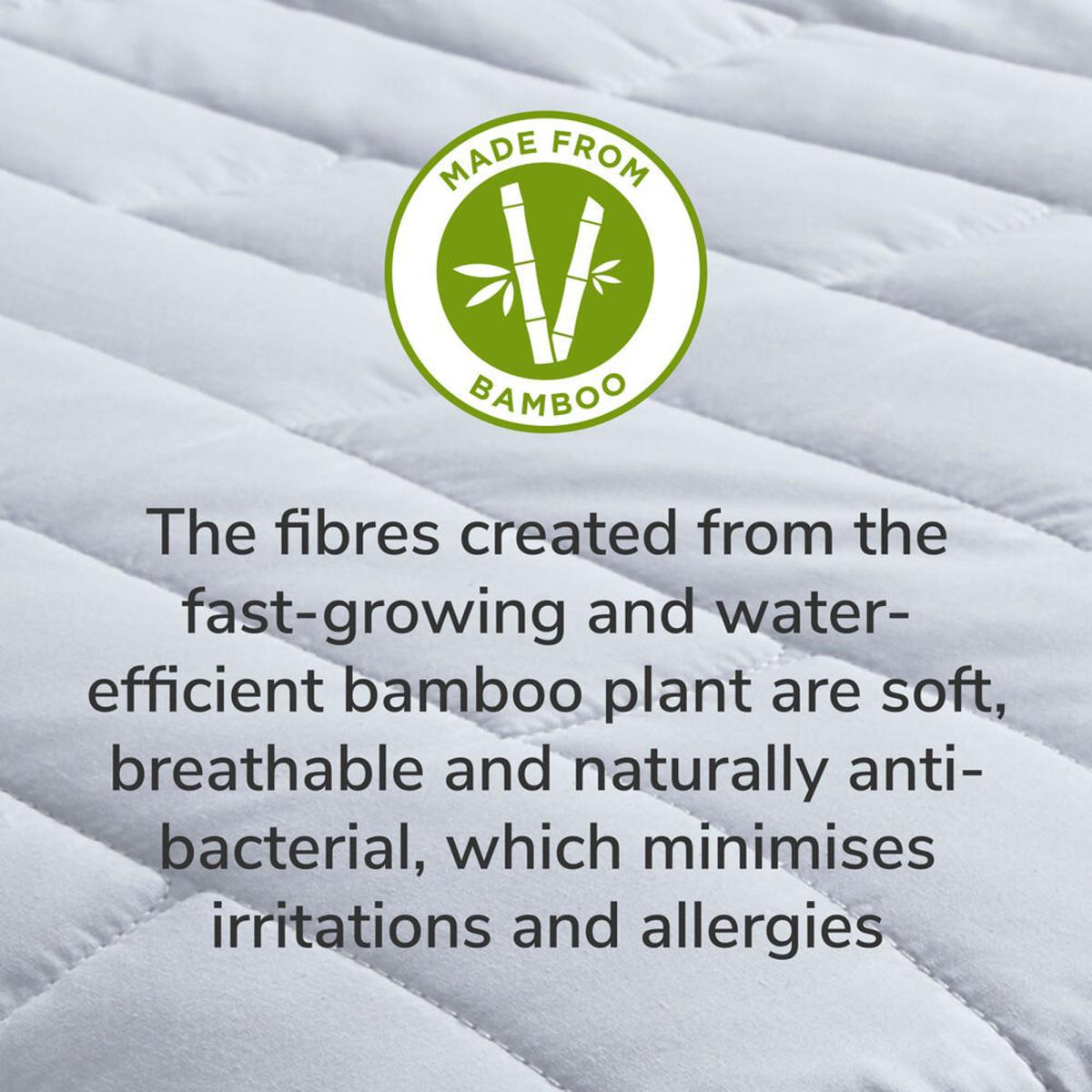Fogarty Bamboo Mattress Protector White – image 3