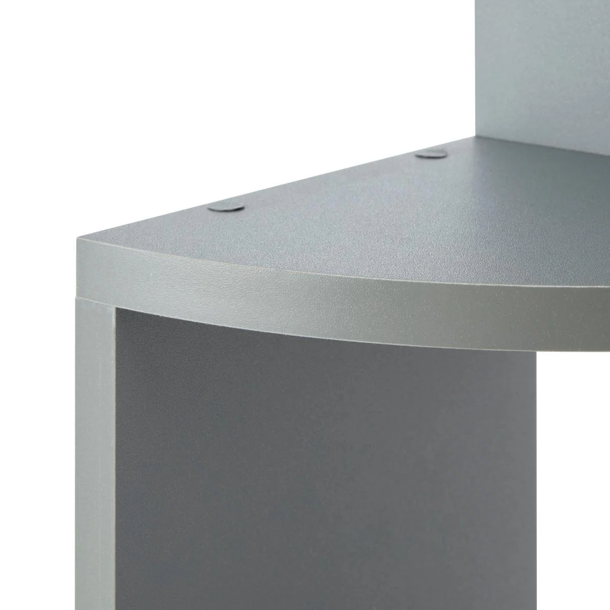 Corner Wall Mounted Shelving Unit Grey – image 3
