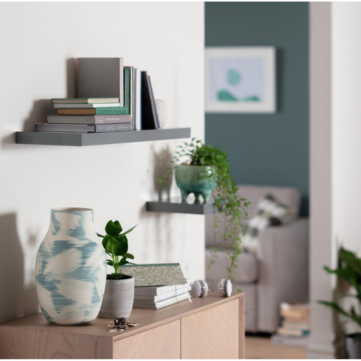 Habitat Jak 80cm Floating Shelf - Grey – image 2