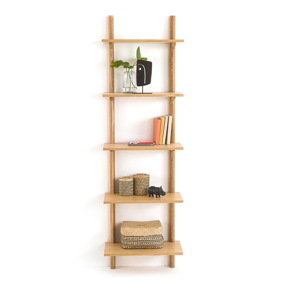 Badis Oak 5-Shelf Unit, L60cm – image 3