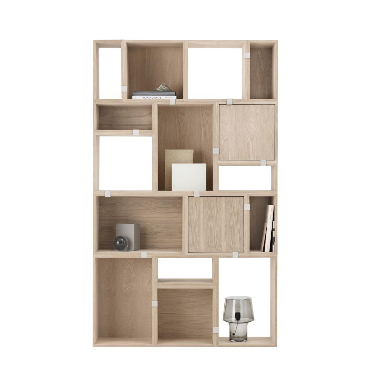 Stacked 2.0 Shelf - / Small rectangulaire 43x21 cm / Sans fond by Muuto Natural wood – image 6