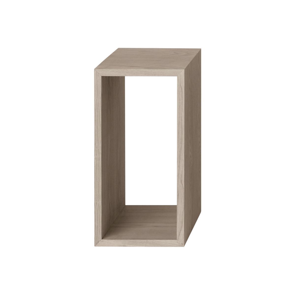 Stacked 2.0 Shelf - / Small rectangulaire 43x21 cm / Sans fond by Muuto Natural wood – image 1