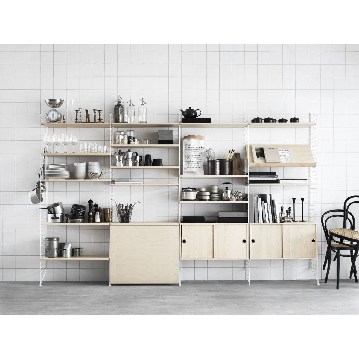 String® System Shelf - L 78 cm by String Furniture White – image 2