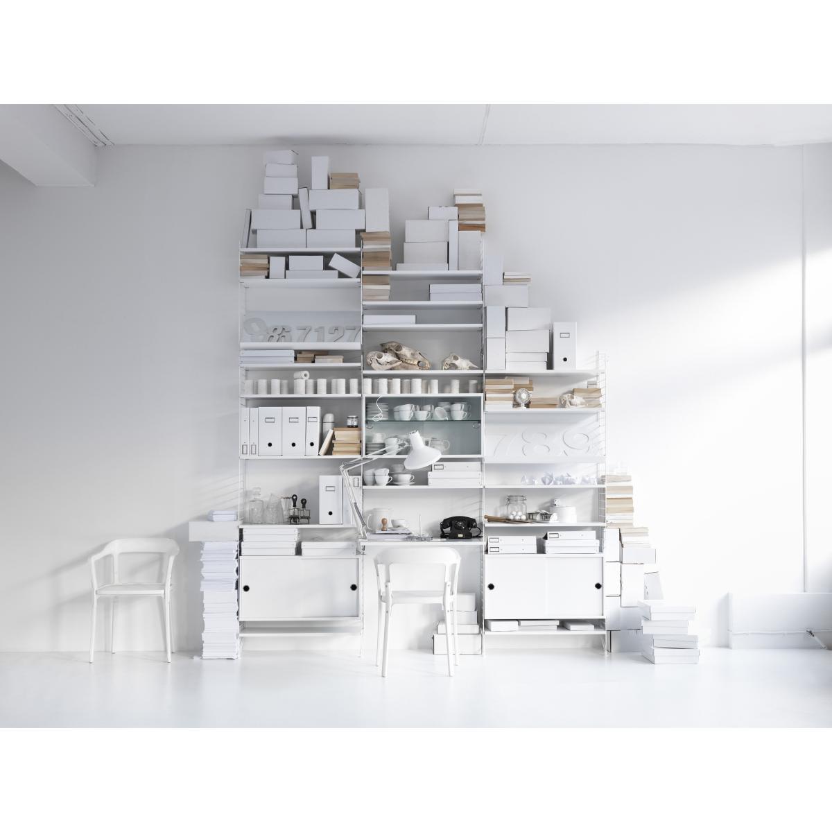 String® System Shelf - Desk - L 78 cm by String Furniture White – image 2