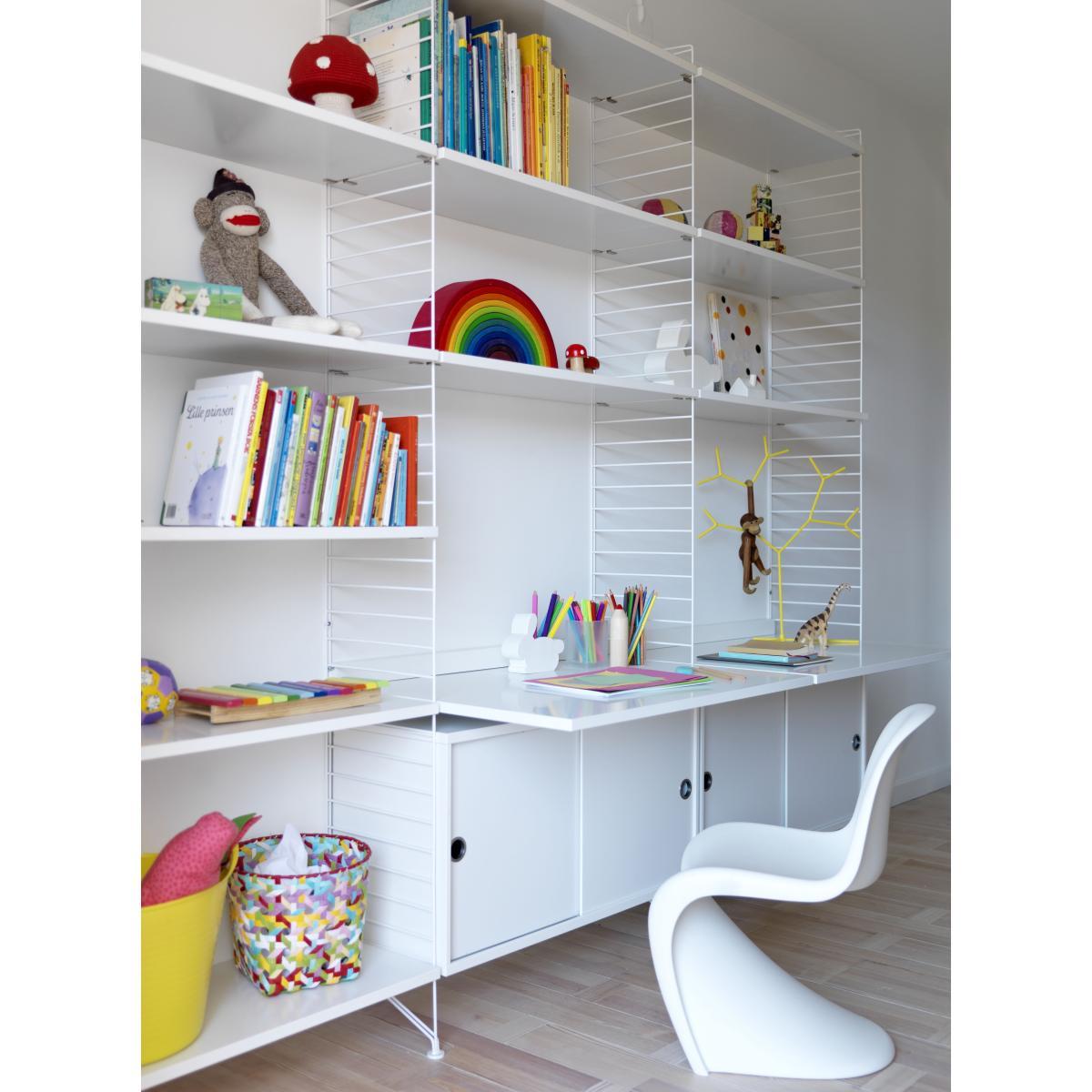 String® System Shelf - Desk - L 78 cm by String Furniture White – image 3