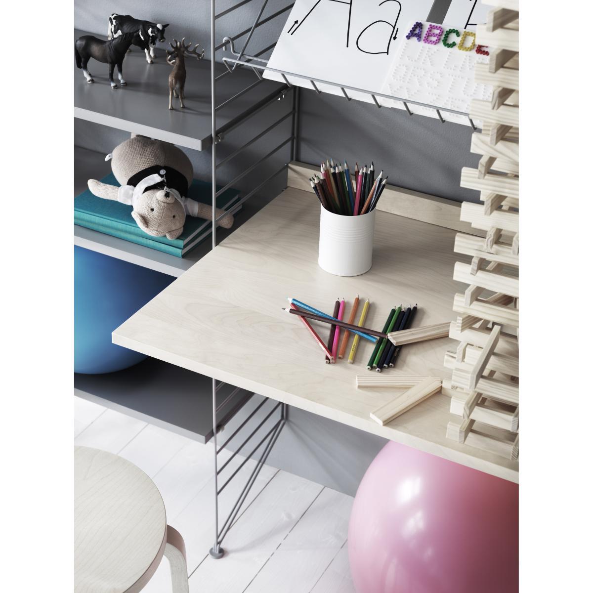 String® System Shelf - Desk - L 78 cm by String Furniture White – image 5