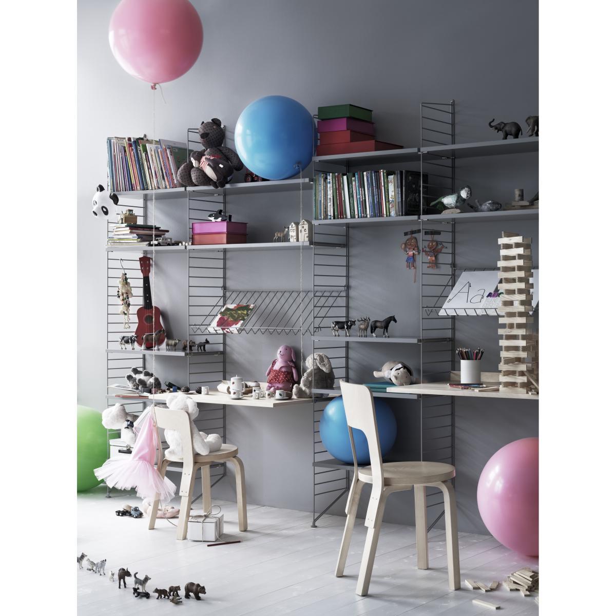 String® System Shelf - Desk - L 78 cm by String Furniture White – image 7