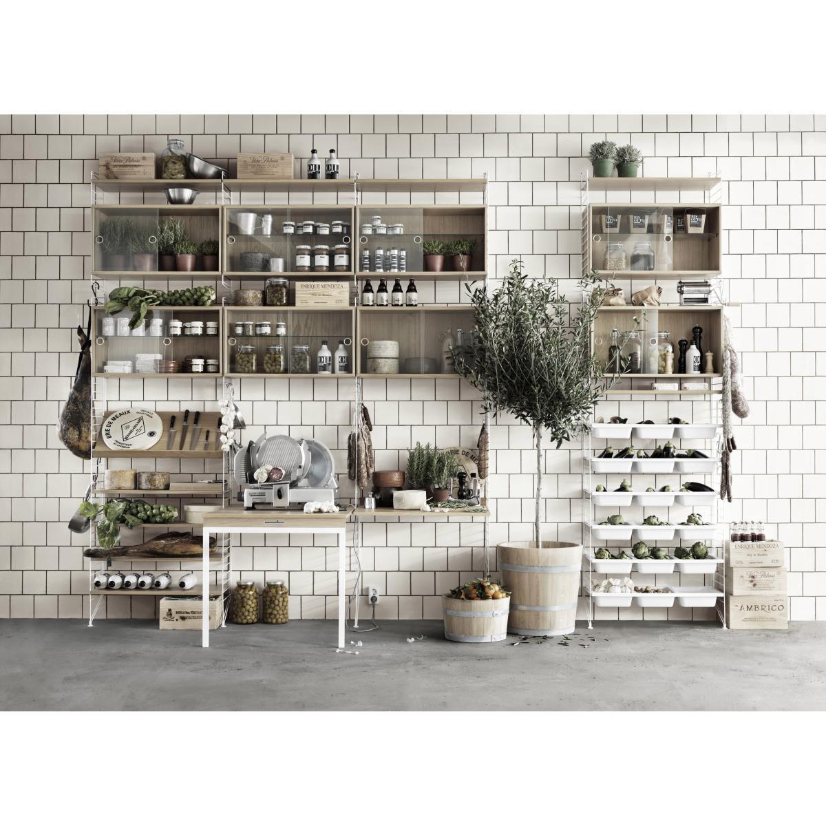String® System Shelf - Desk - L 78 cm by String Furniture White – image 8