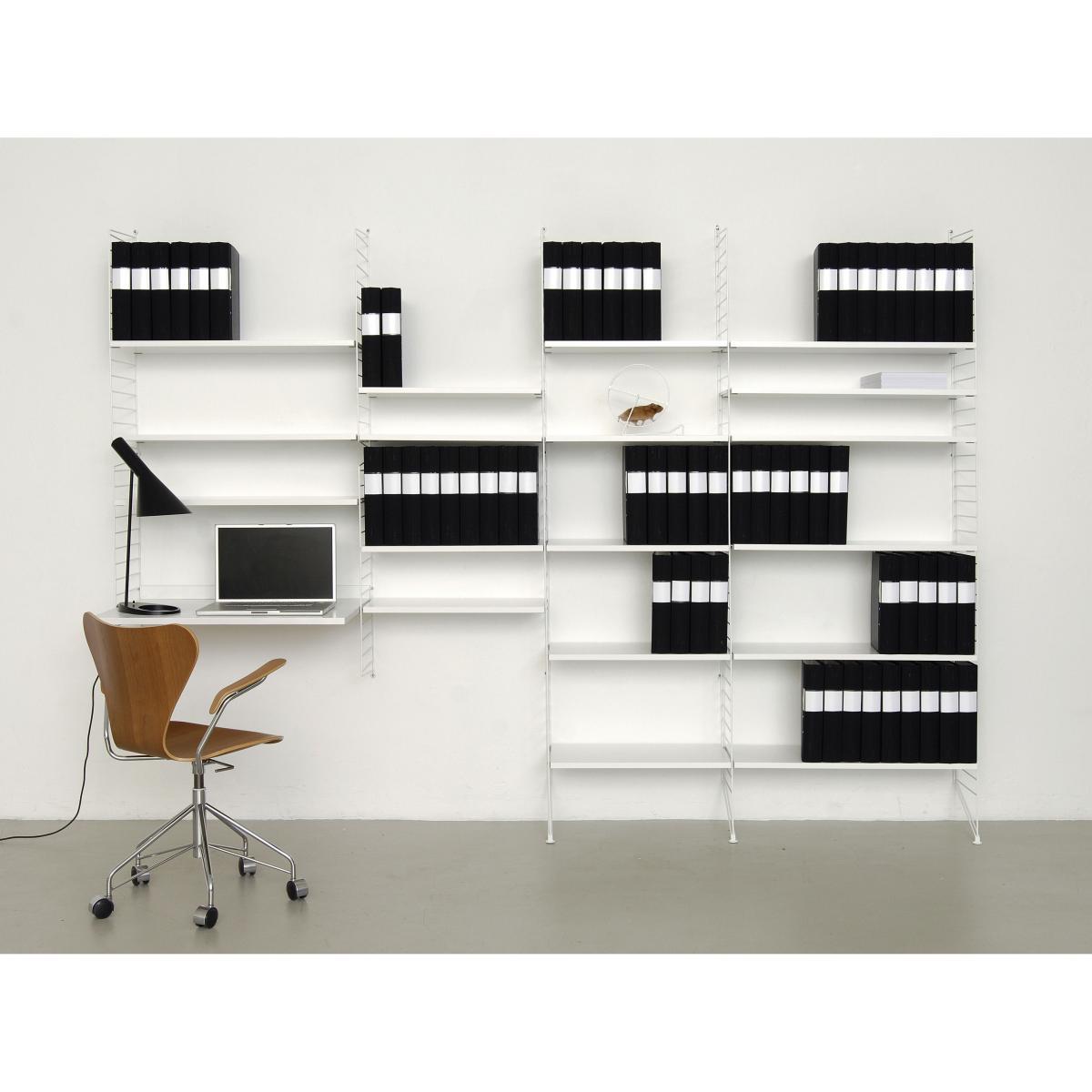 String® System Shelf - Desk - L 78 cm by String Furniture Natural wood – image 6
