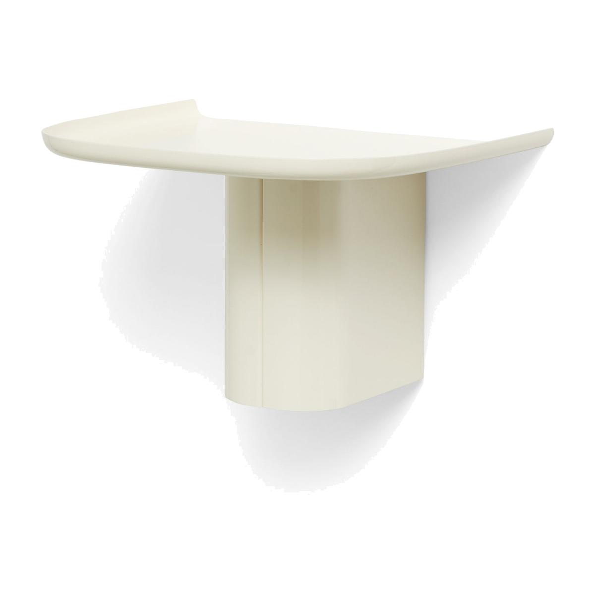Korpus Small Shelf - / 1 hook - L 35 x D 29 x H 21.5 cm / Aluminium by Hay Beige – image 1