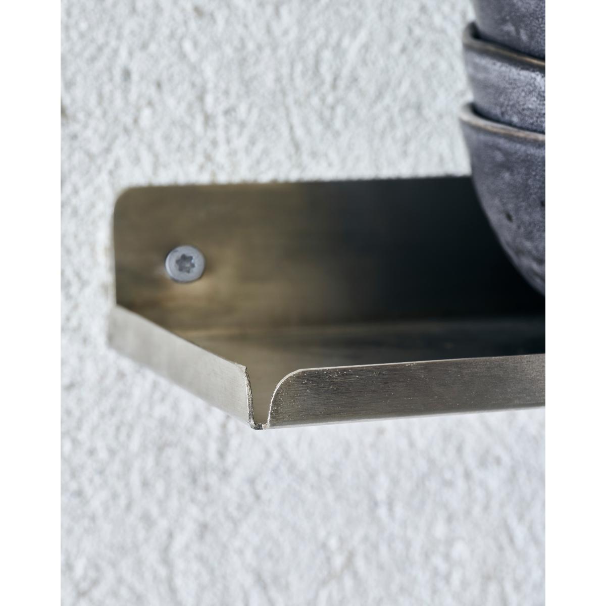 House Doctor Ledge shelf 80 cm Brushed silver – image 3