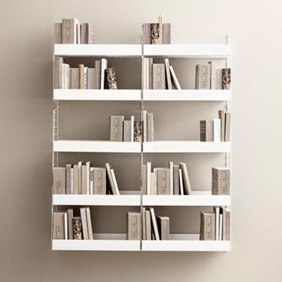 String String shelf metal White 78x20 cm low edge – image 9