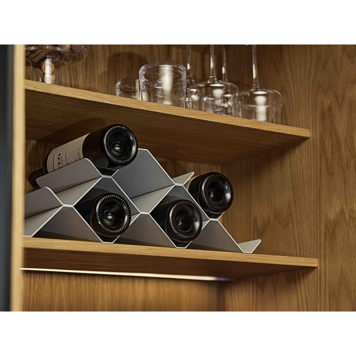 Zone Denmark Rocks wine rack wall-mounted Warm grey – image 2