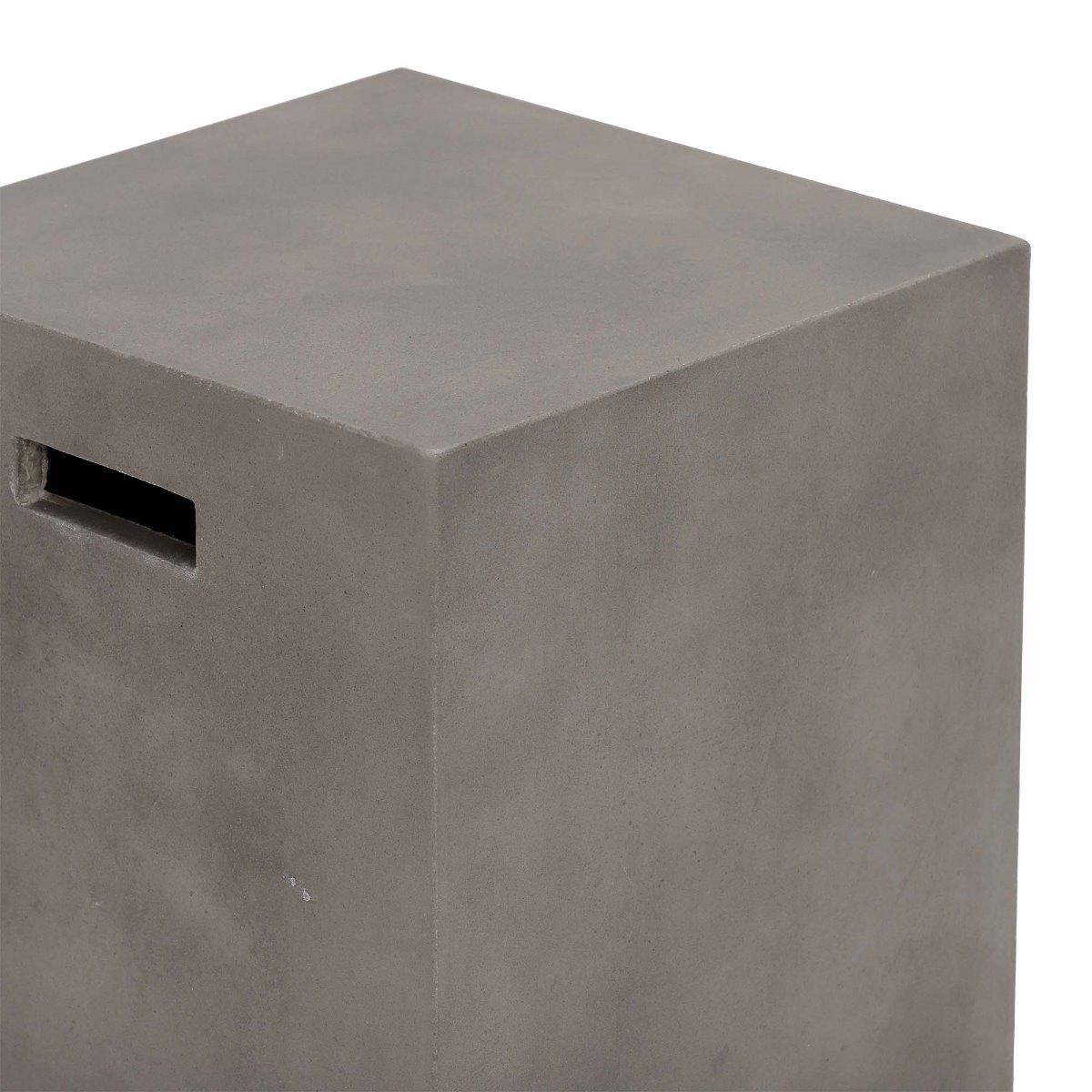 Geradis Square Stool, Grey Concrete | Barker & Stonehouse – image 3
