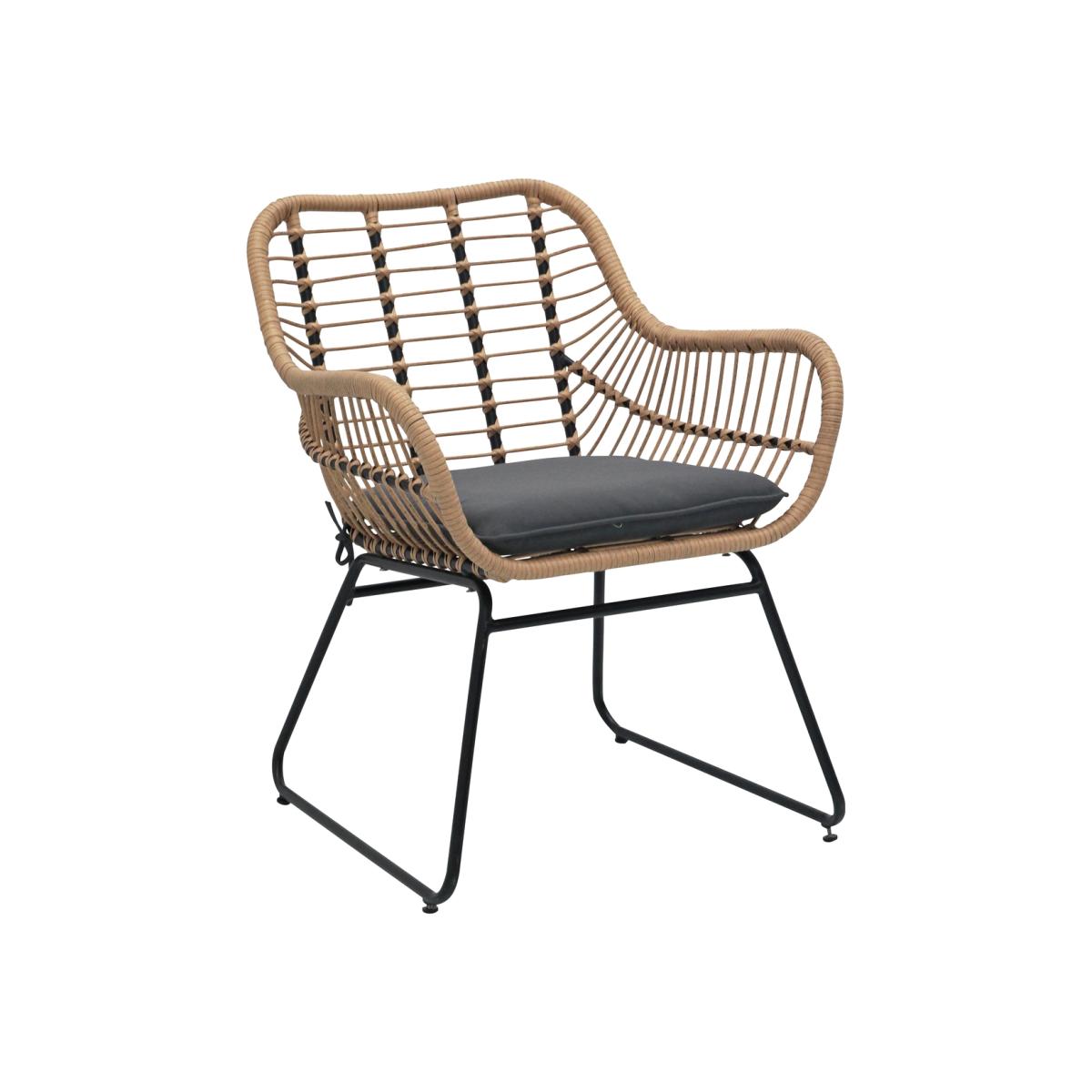 Habitat Ross Rattan Effect Garden Chair Flitch