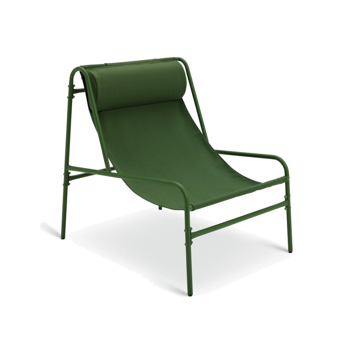 Habitat Teka Metal Garden Chair - Green – image 1