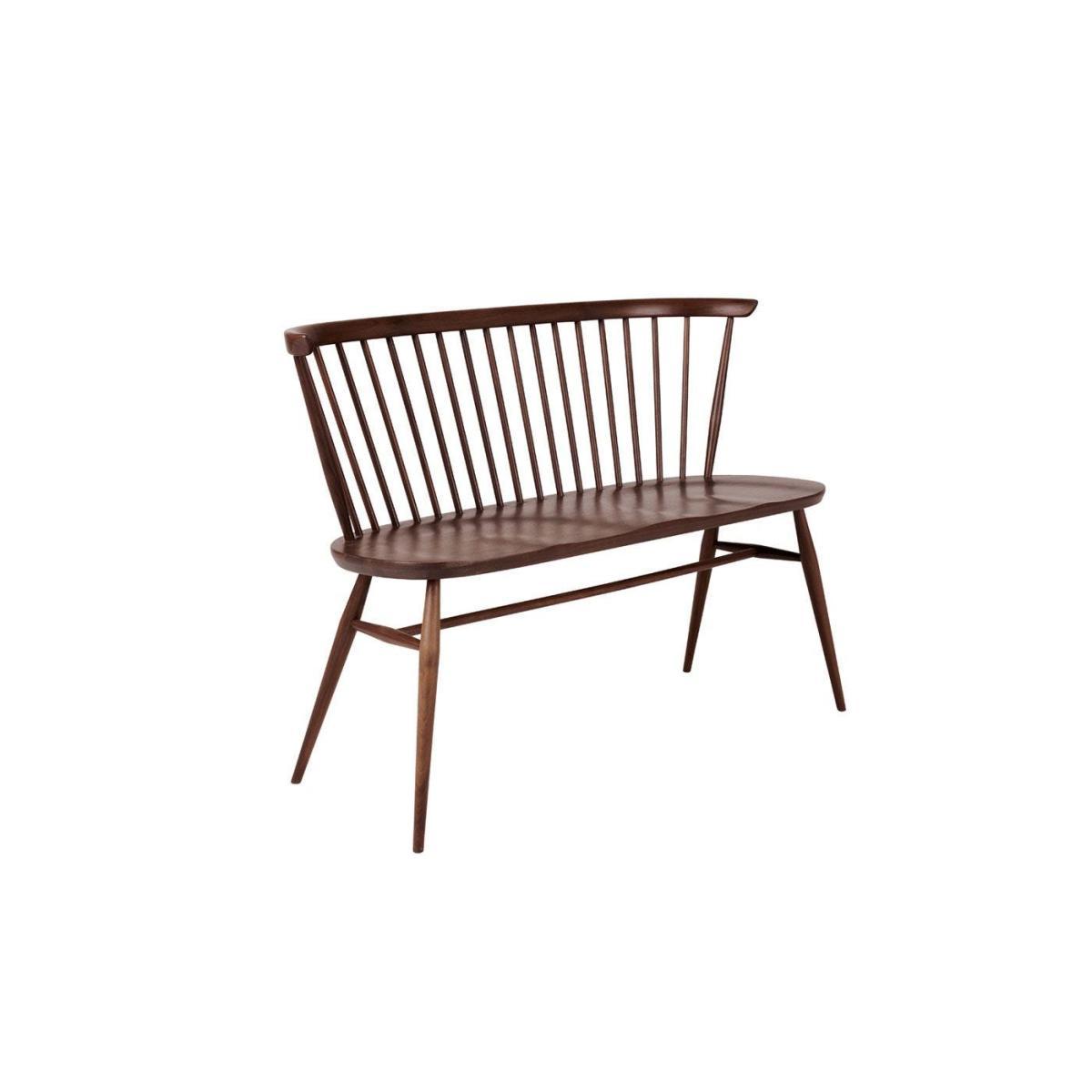 L.Ercolani Originals Loveseat Solid Walnut - Heal's UK Bedroom Furniture – image 2