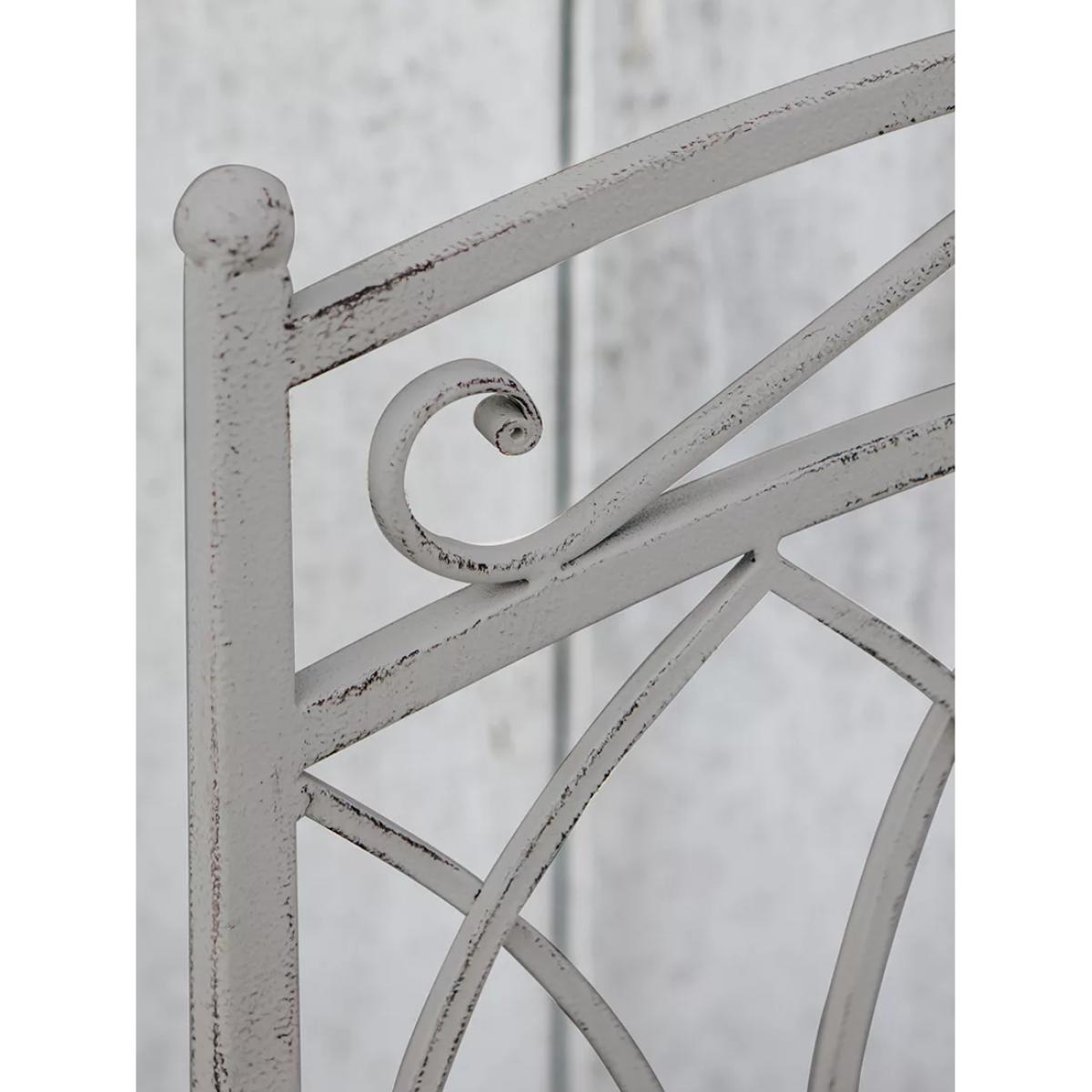 Gallery Direct Cassiano 2-Seater Metal Garden Loveseat – image 2