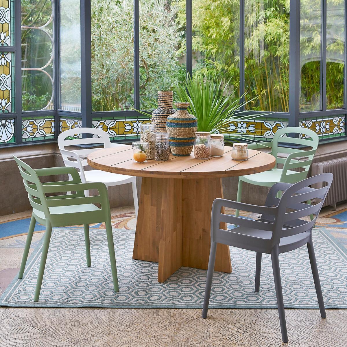Set of 2 Boston Stackable Garden Armchairs – image 5