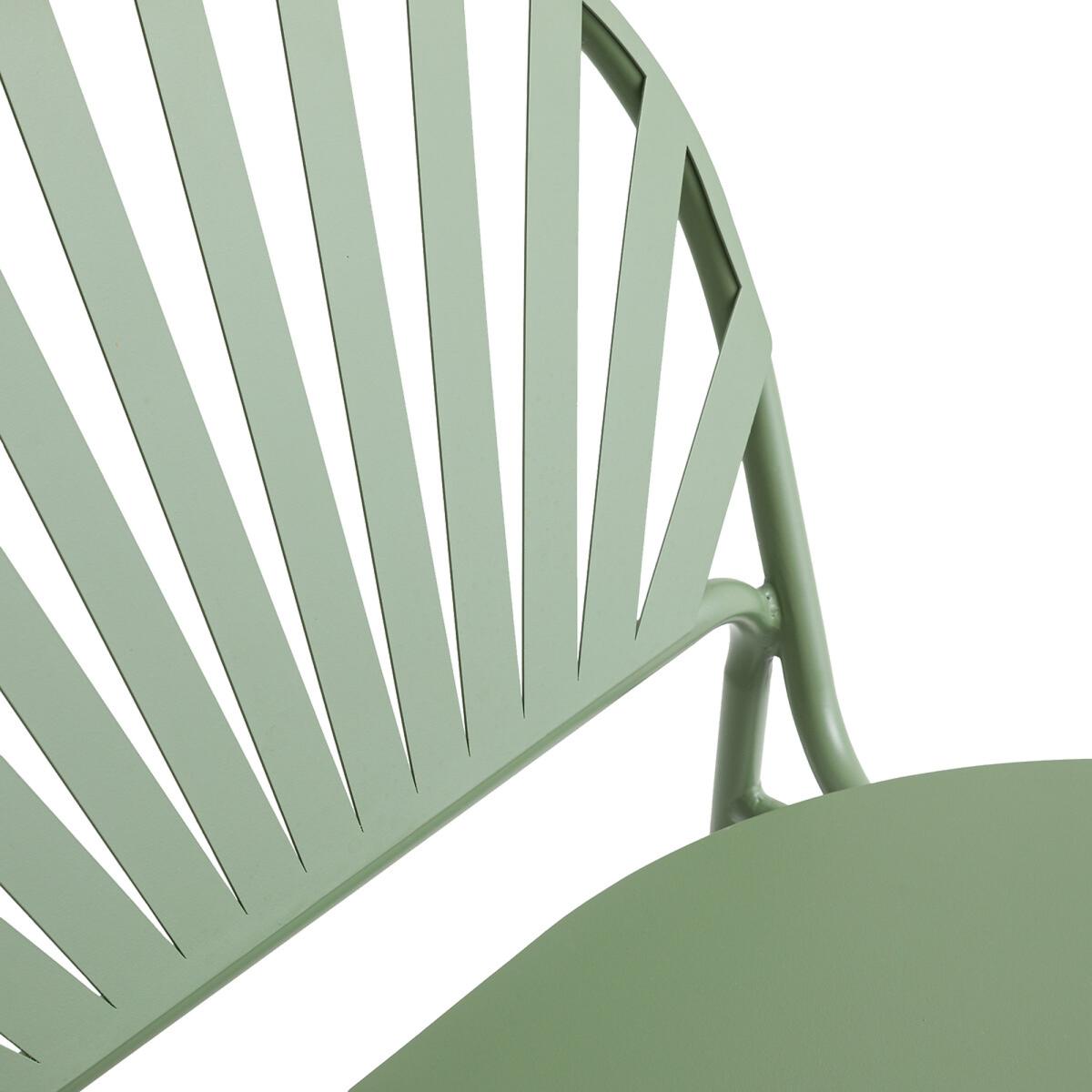 Set of 2 Solale Metal Garden Armchairs – image 3
