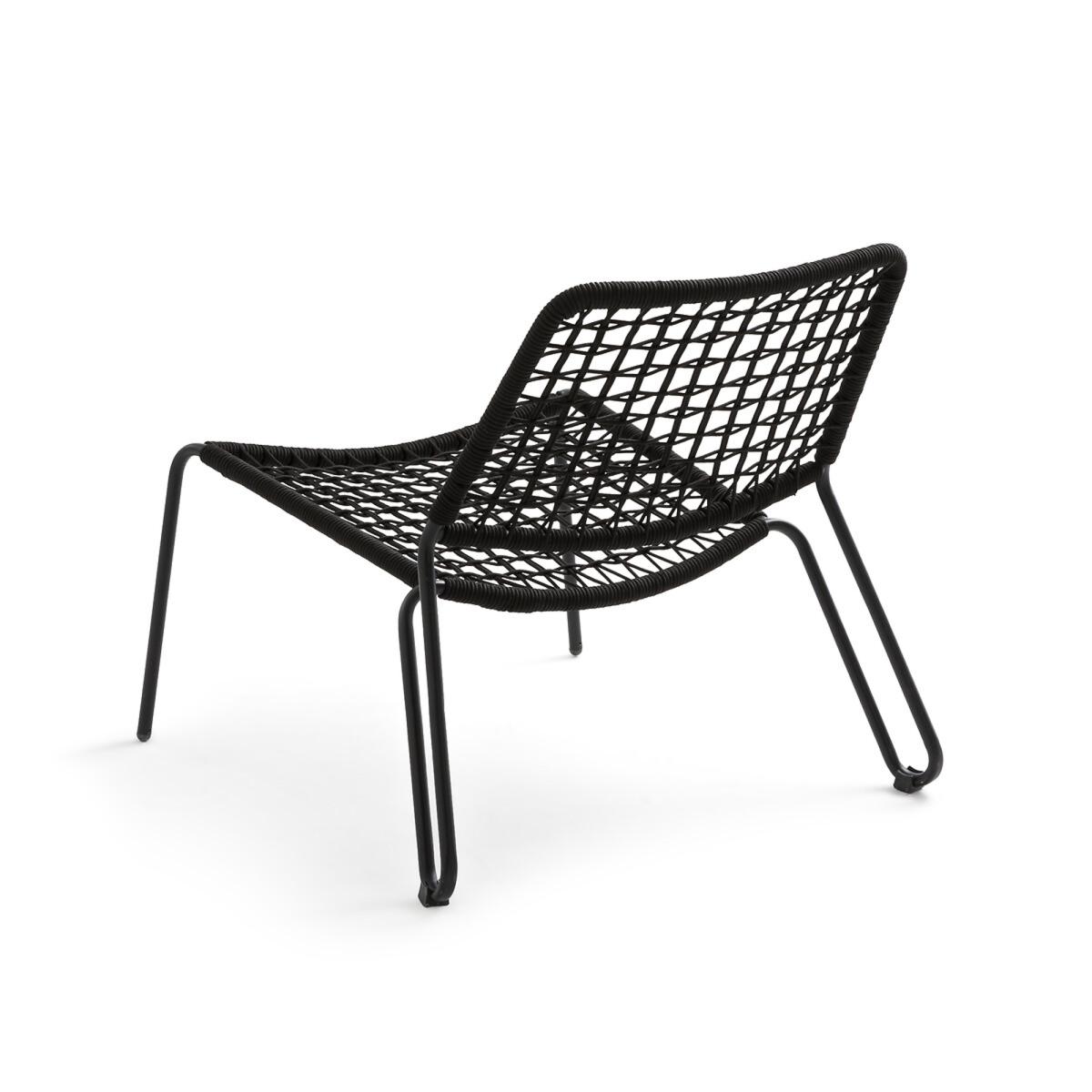 Masix Metal / Braided Rope Low Garden Armchair – image 3