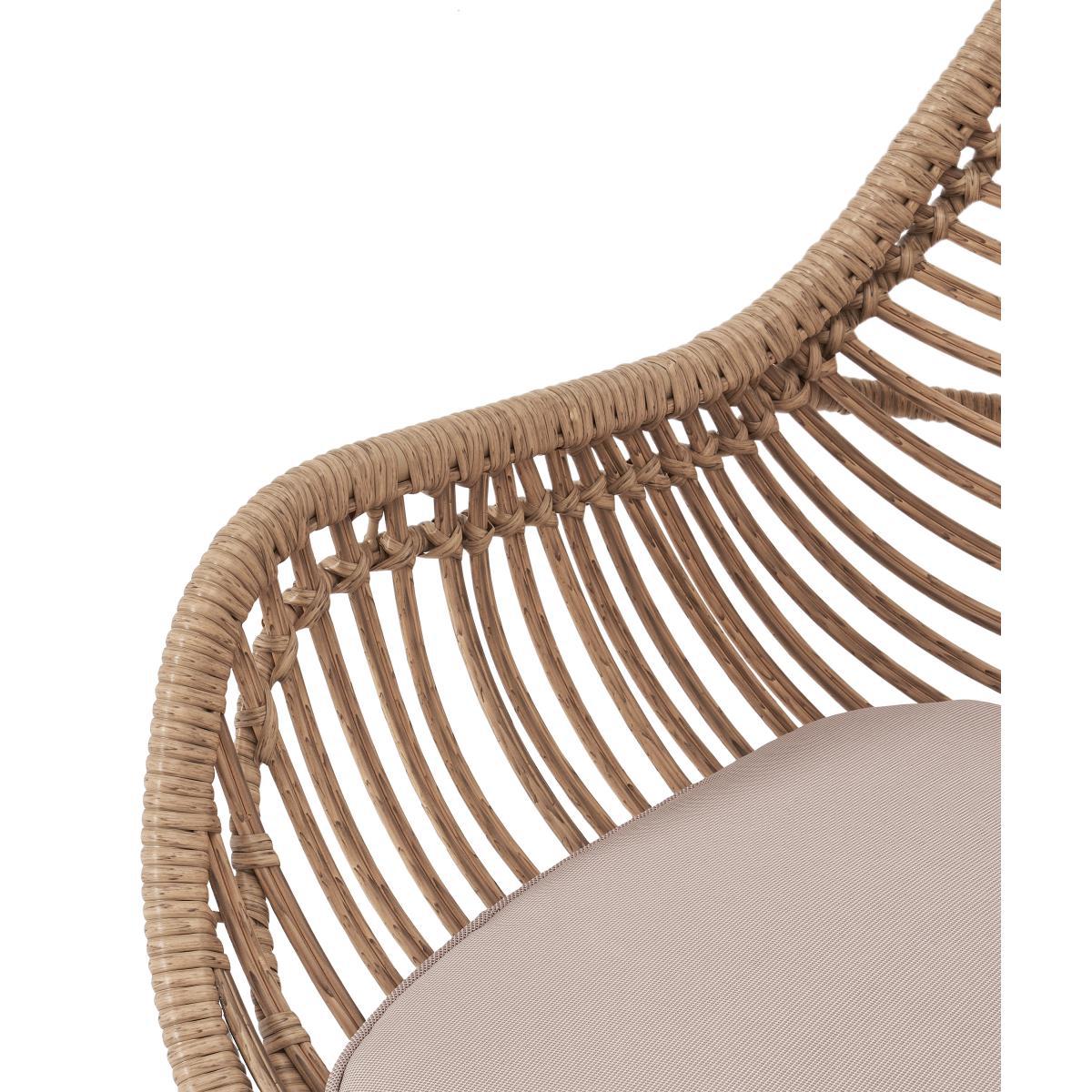 Tamika Garden Lounge Set, Natural & Cream – image 7