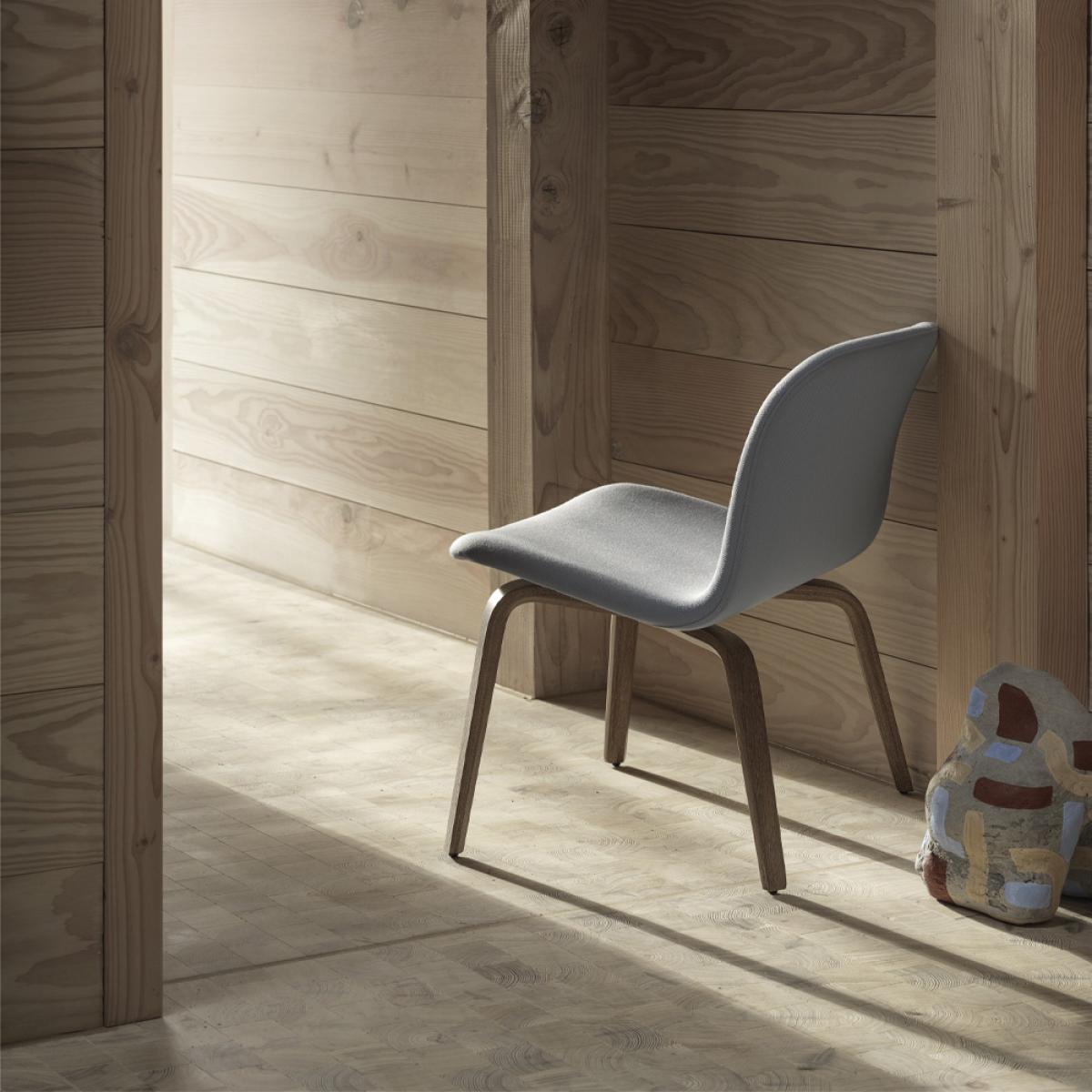 Muuto Visu lounge chair upholstered chair Steelcut trio 133-grey – image 3