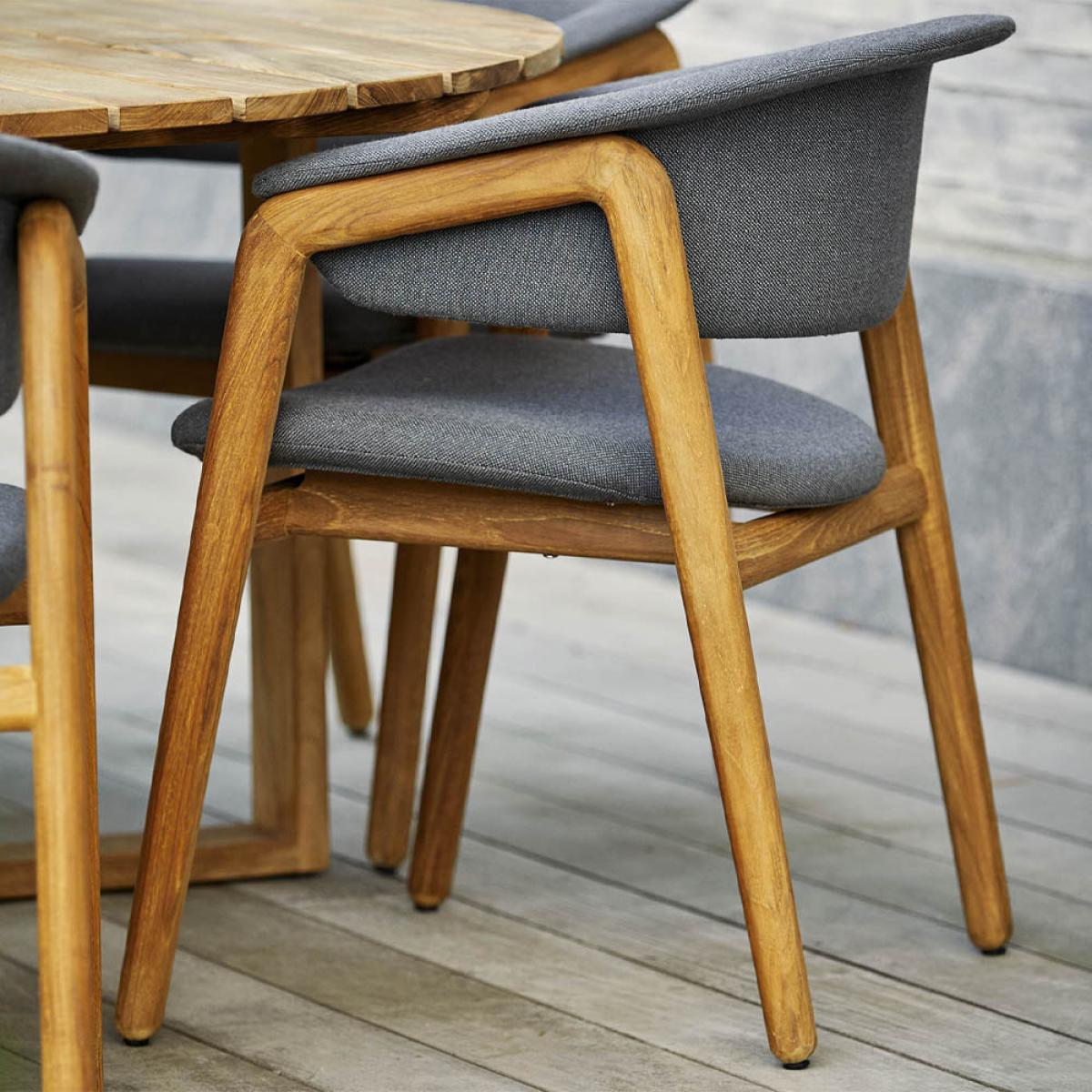 Cane-line Luna chair Cane-Line airtouch grey teak frame – image 4