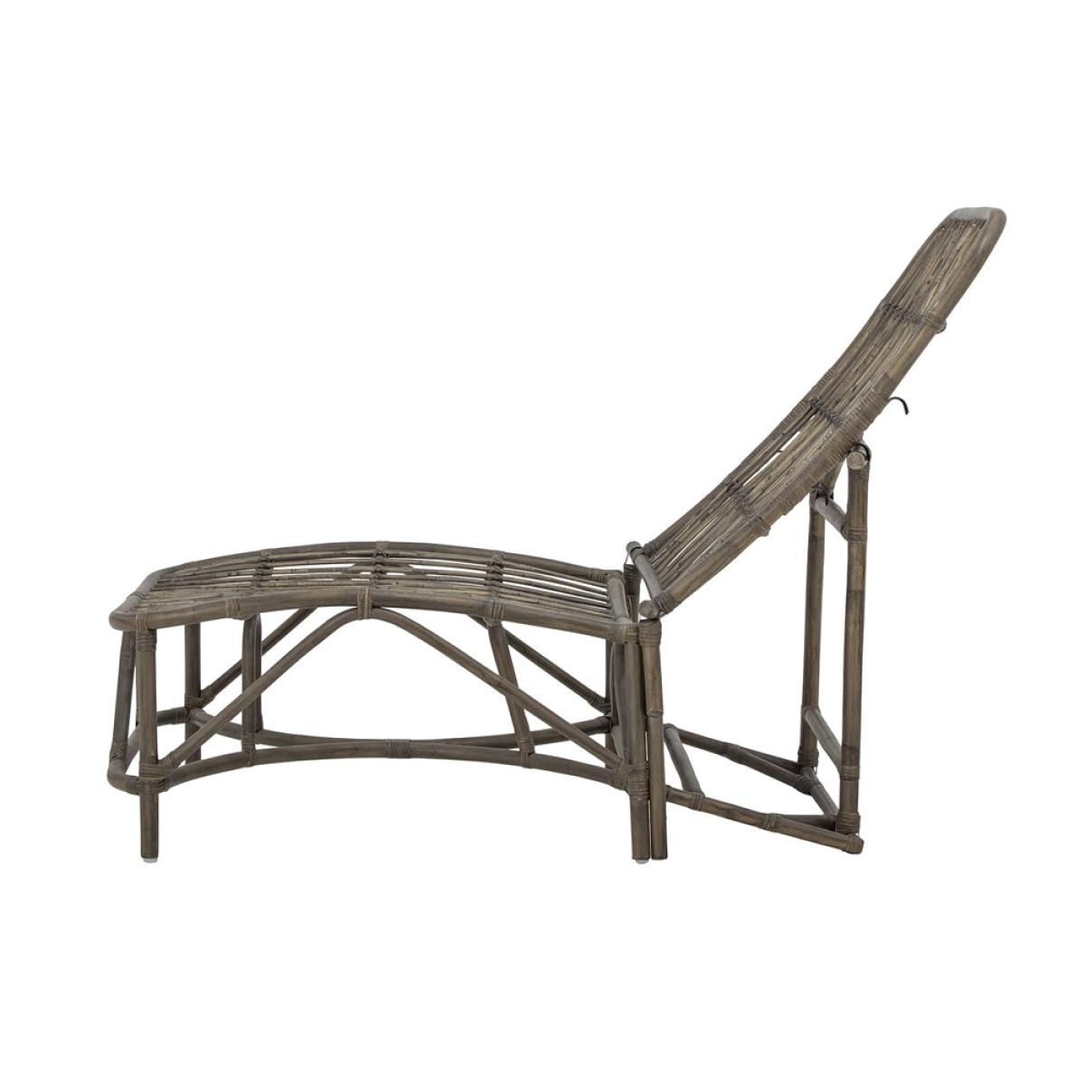 Bloomingville Dione Deck Chair in Brown Rattan – image 2