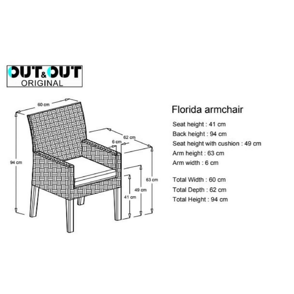 Florida - Rattan Dining Chair - Set of 2 – image 3