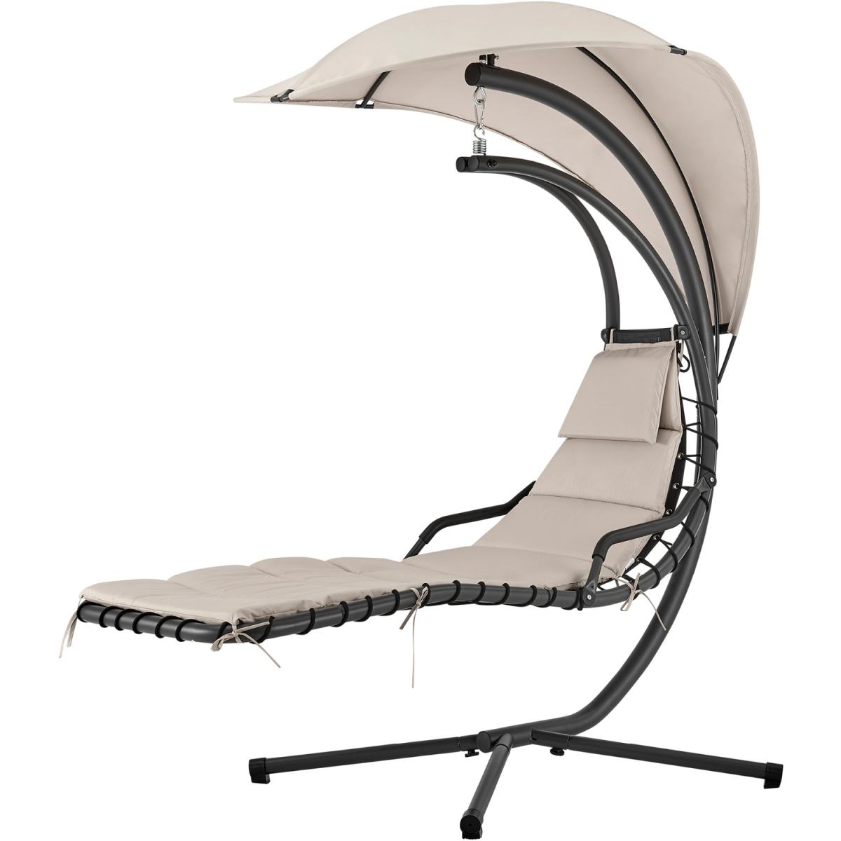 Bali Hanging Swing Lounger With Canopy - Grey – image 4