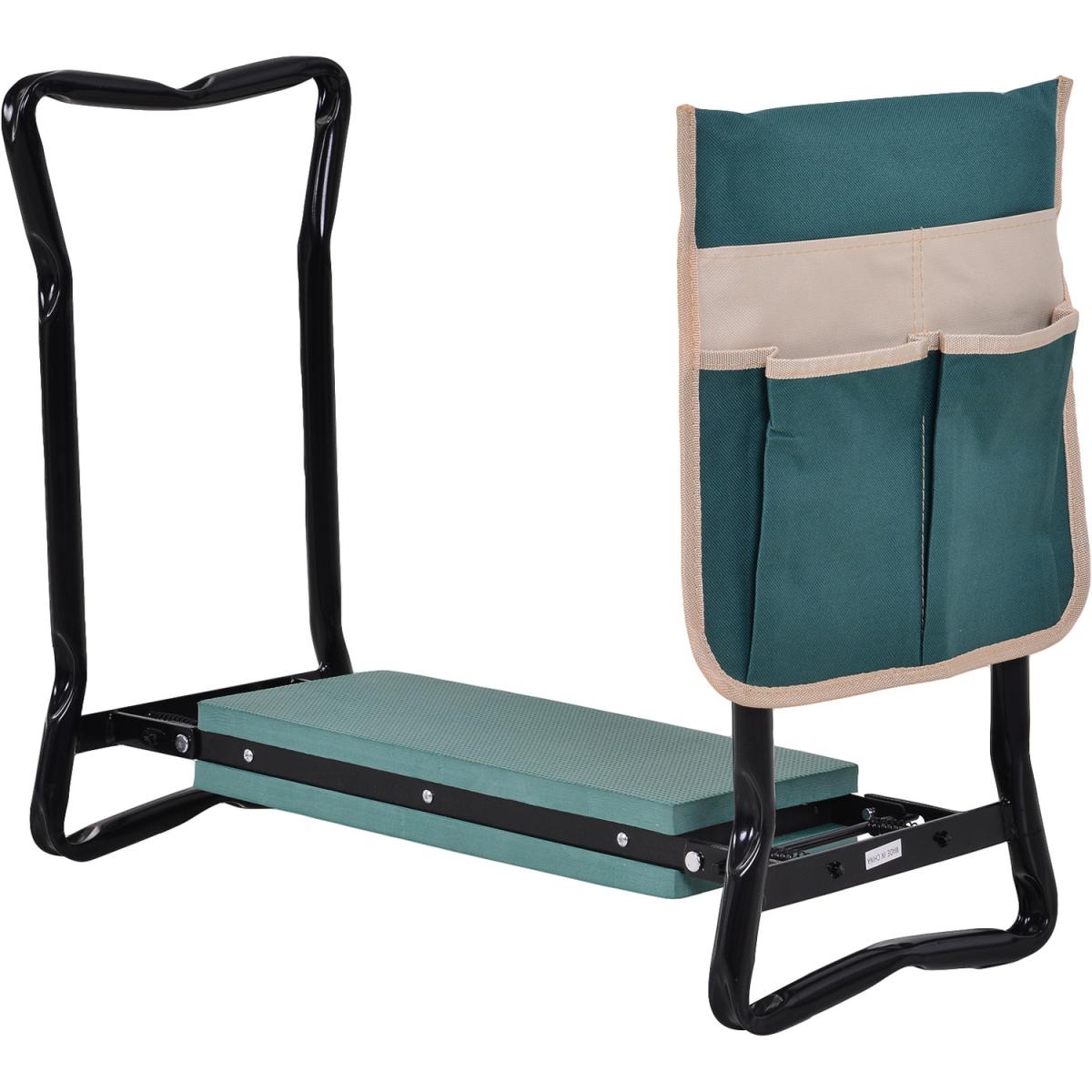 Garden Kneeler Foldable Seat Bench - Green – image 4