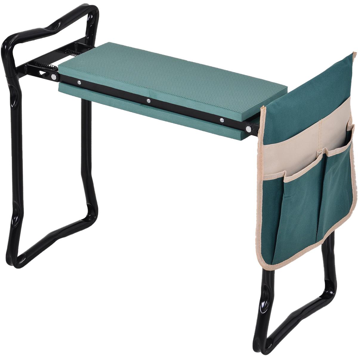 Garden Kneeler Foldable Seat Bench - Green – image 5
