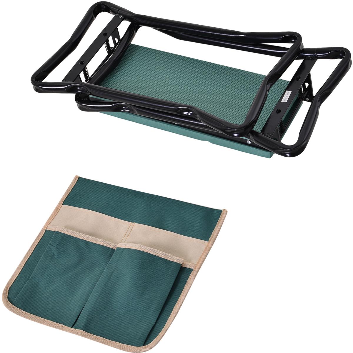 Garden Kneeler Foldable Seat Bench - Green – image 6