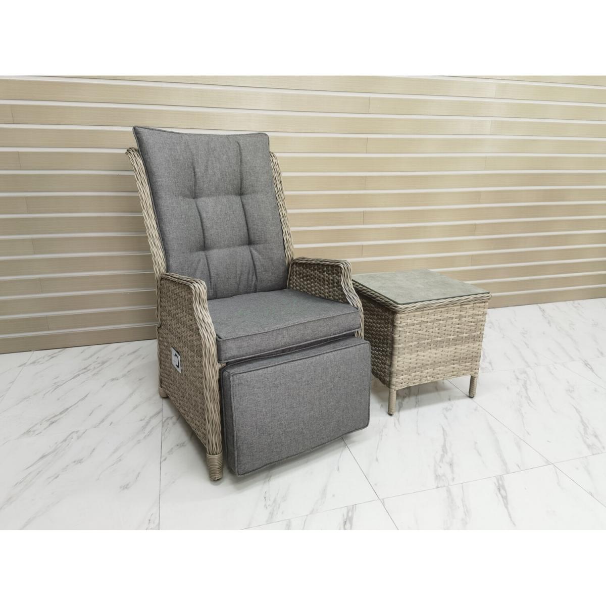 Cambridge Bistro Set - Grey – image 3