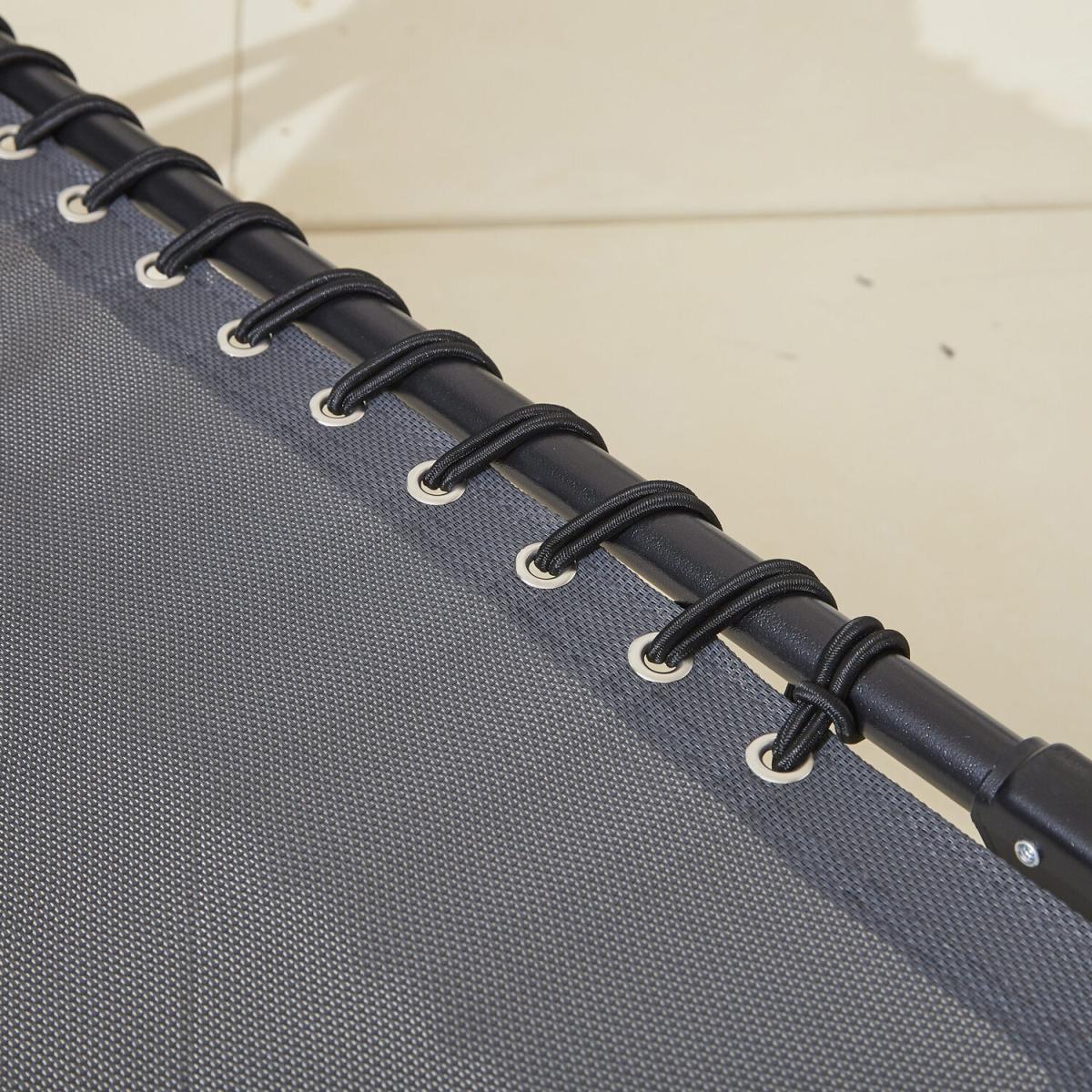 Neo Pair of Lightweight Sun Loungers Sunbed - Grey – image 5