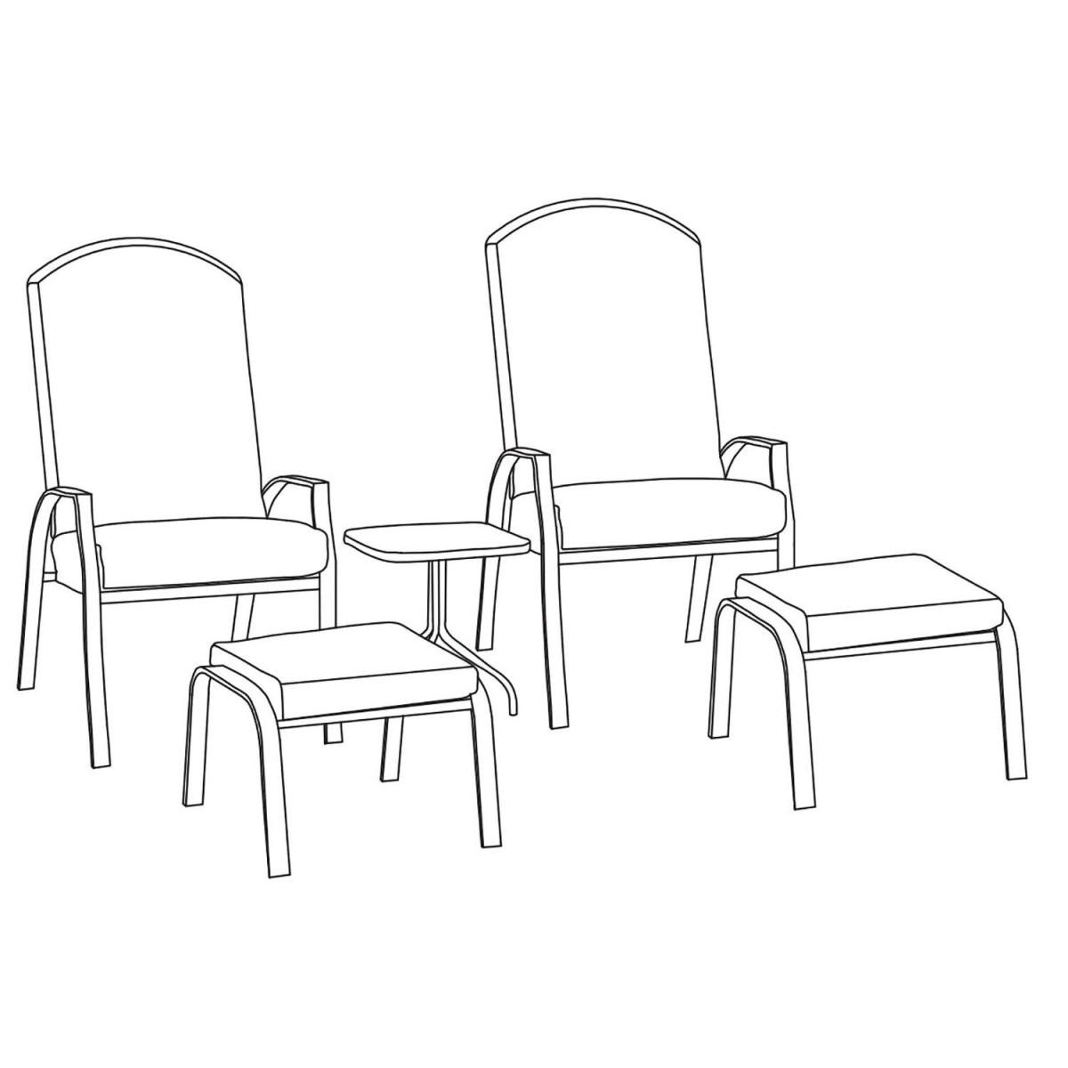 Riviera 5 Piece Bistro Set - Sage – image 8