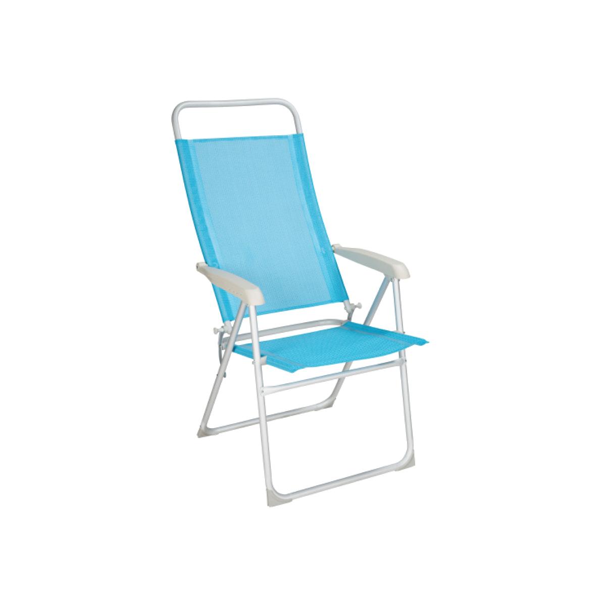 High Back Camp Chair - Blue