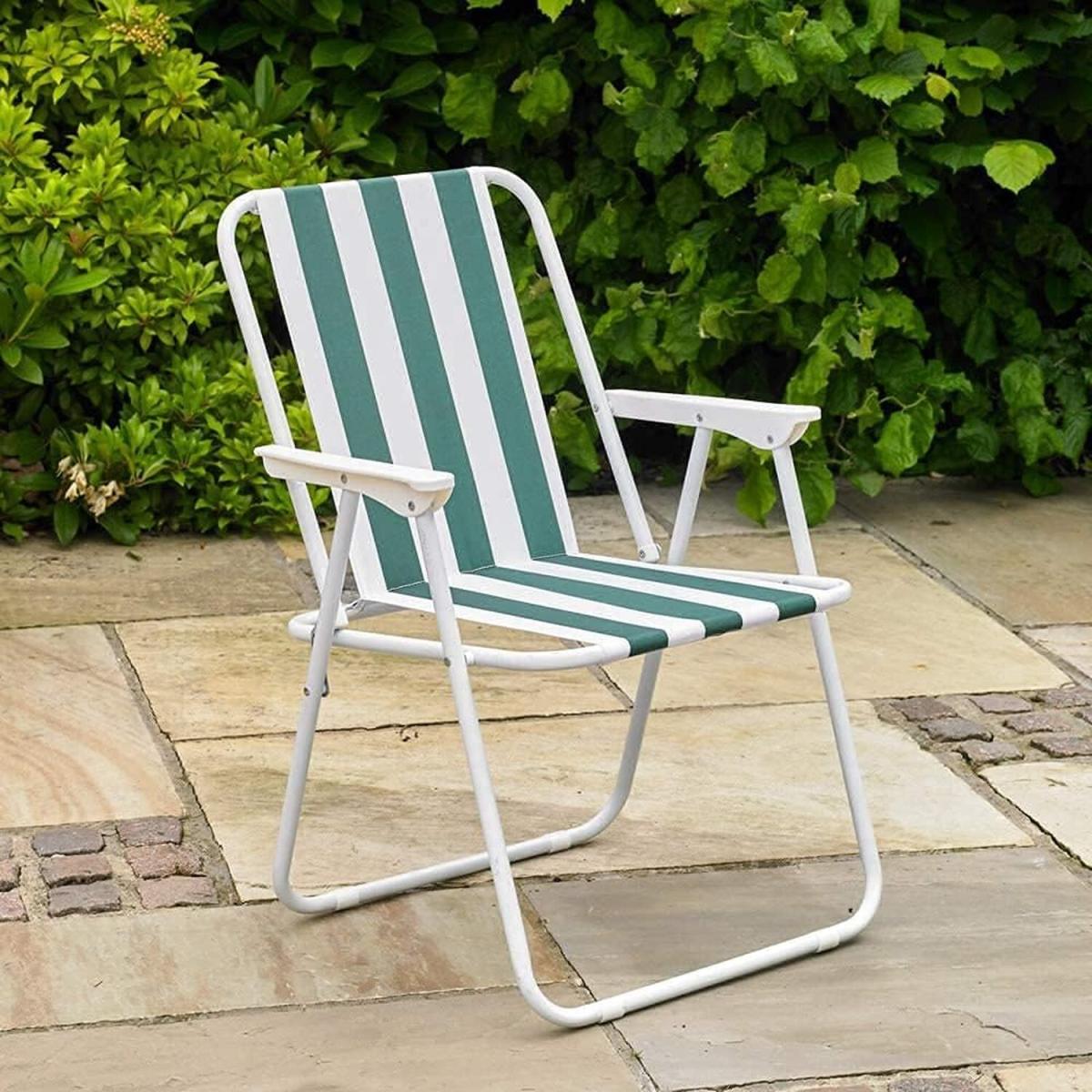 Folding Chair for Garden and Patio - Baby Blue