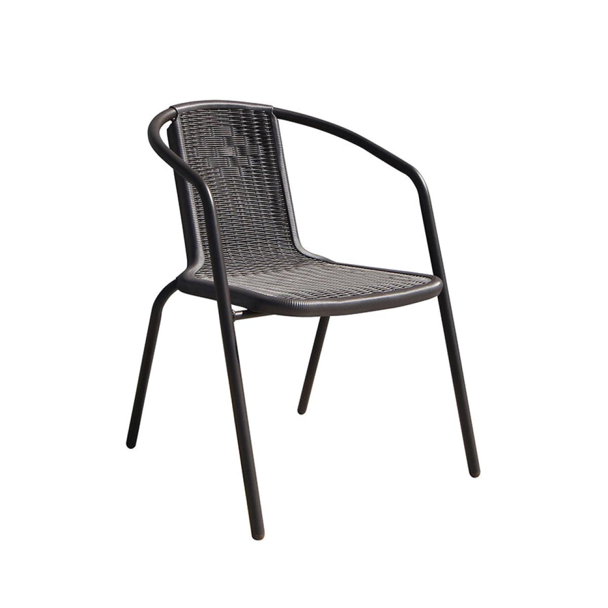 Athens Rattan Patio Chair - Brown – image 1