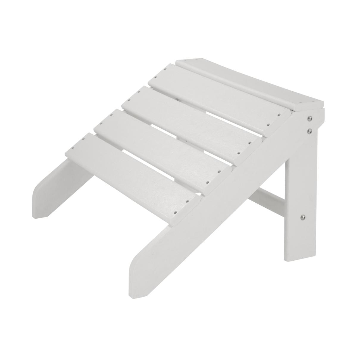 Footstool - White/White – image 1