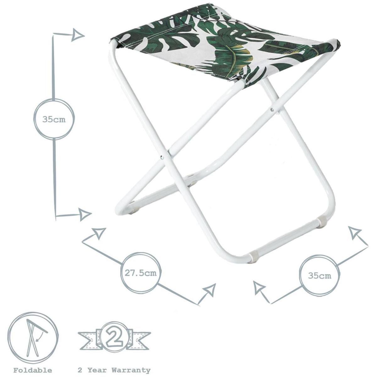 6 Piece Folding Beach Furniture Set - Banana Leaf - Green – image 4