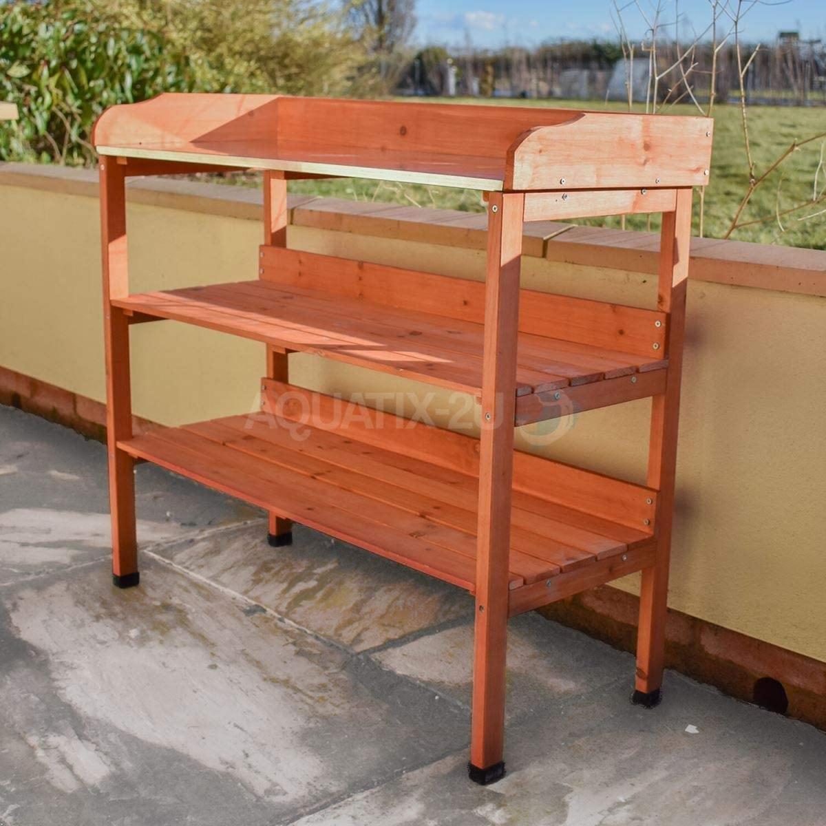Garden Potting Bench - Brown – image 2