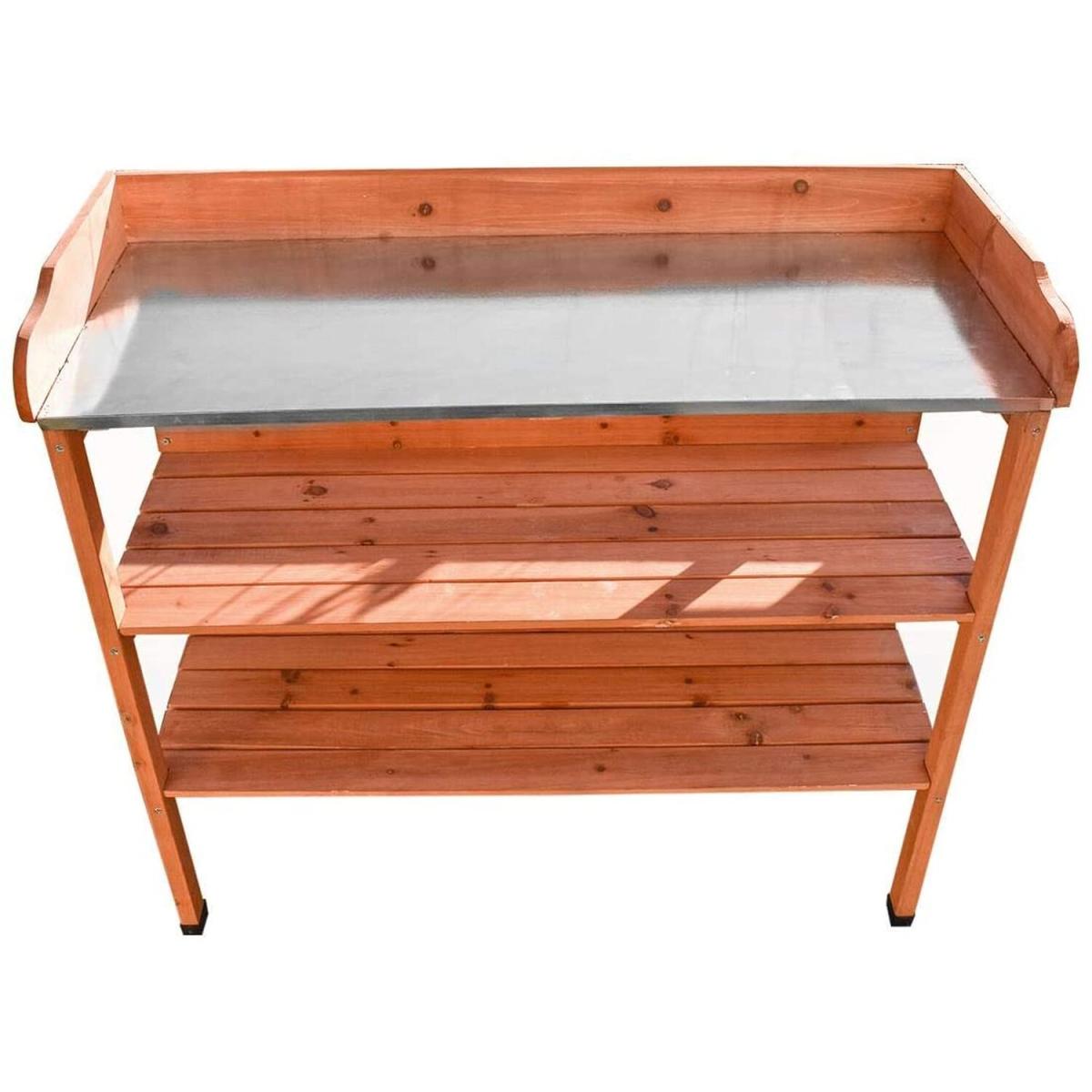 Garden Potting Bench - Brown – image 5