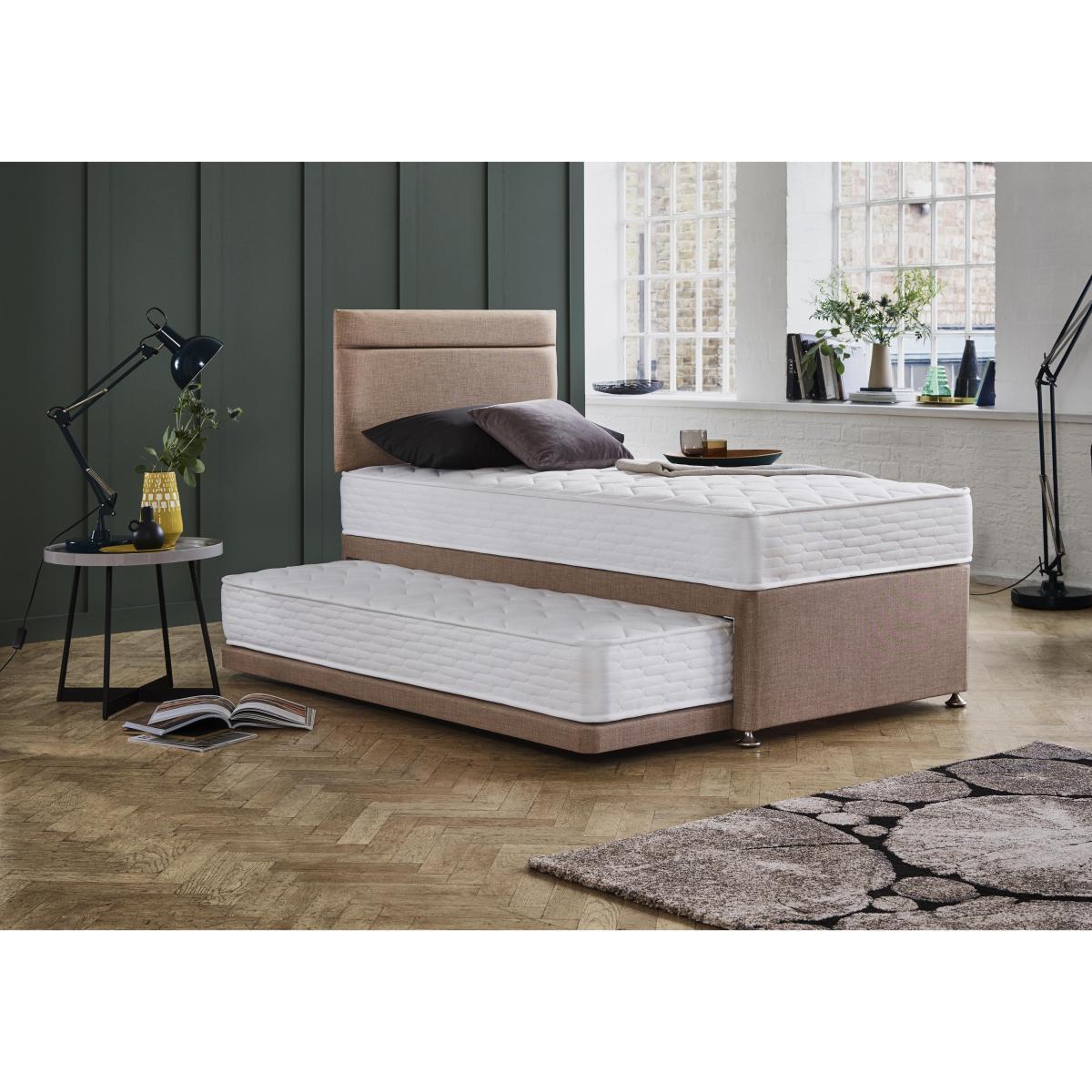 Highgrove - Stayover Guest Bed with Mirage Headboard - Beige – image 2