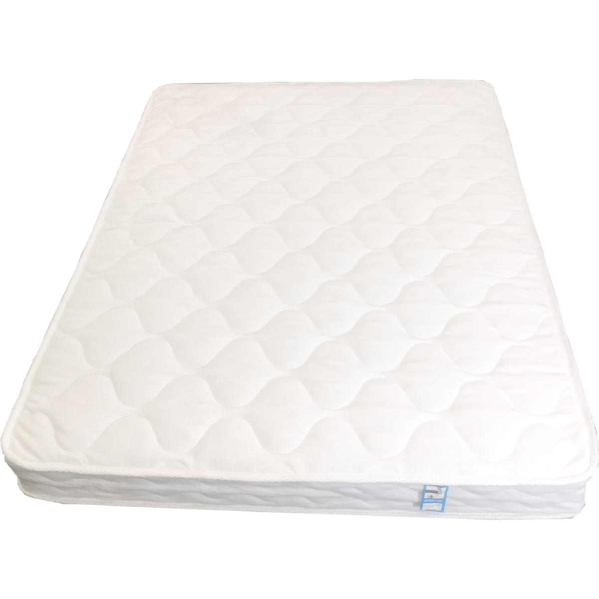 Small Double Bonnell Sprung Mattress - White – image 2